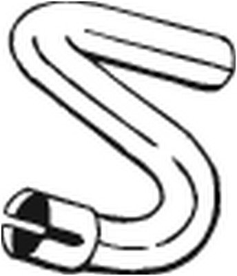 Avgasrör, Bak Bosal 386-003 BOSAL