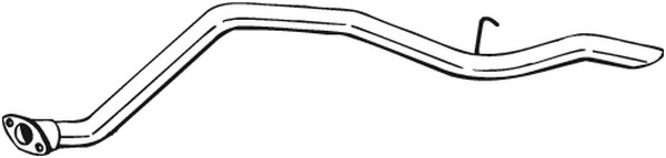 Avgasrör, Bak Bosal 436-293 BOSAL