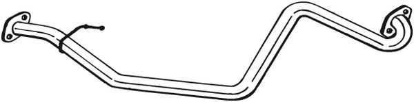 Avgasrör, Mitt Bosal 451-213 BOSAL