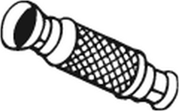 Avgasrör, Mitt Bosal 700-023 BOSAL