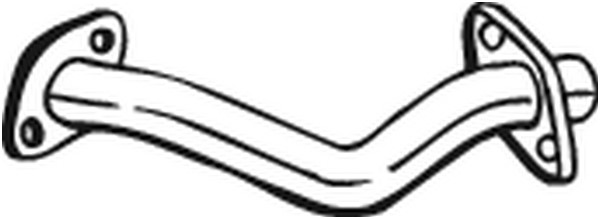 Avgasrör, Mitt Bosal 700-095 BOSAL