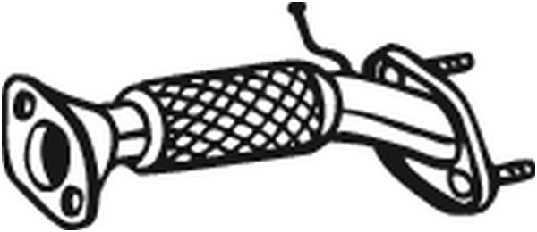 Avgasrör, Fram, Mitt Bosal 700-147 BOSAL