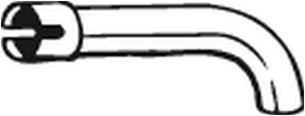 Avgasrör, Bak Bosal 700-171 BOSAL