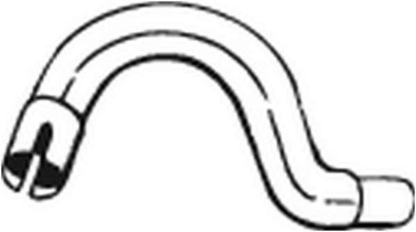 Avgasrör, Mitt Bosal 733-945 BOSAL