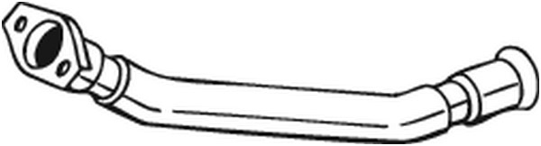 Avgasrör, Mitt Bosal 741-355 BOSAL