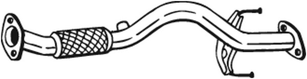 Avgasrör, Mitt Bosal 750-135 BOSAL