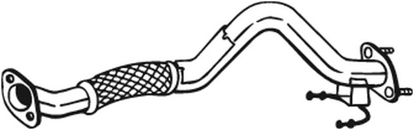Avgasrör, Fram Bosal 750-213 BOSAL