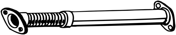 Avgasrör, Fram, Mitt Bosal 751-767 BOSAL