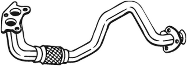 Avgasrör, Fram Bosal 753-113 BOSAL