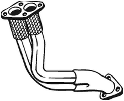 Avgasrör, Fram Bosal 753-517 BOSAL