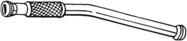 Avgasrör, Fram, Mitt Bosal 767-831 BOSAL