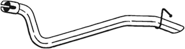 Avgasrör, Bak Bosal 770-431 BOSAL