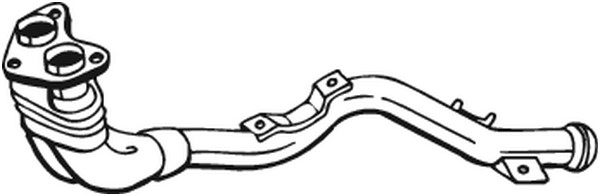 Avgasrör, Fram Bosal 787-001 BOSAL