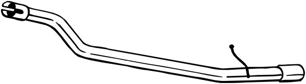 Avgasrör, Bak Bosal 800-193 BOSAL