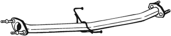 Avgasrör, Mitt Bosal 803-001 BOSAL