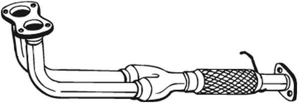 Avgasrör, Fram Bosal 823-829 BOSAL