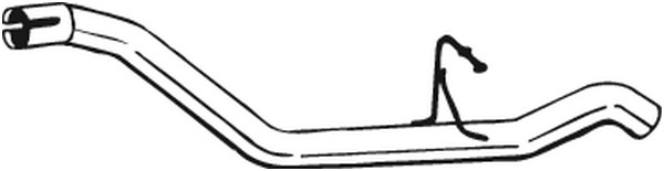 Avgasrör, Bak Bosal 840-115 BOSAL