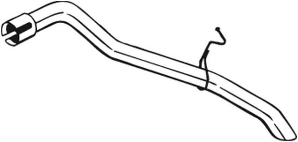 Avgasrör, Bak Bosal 840-173 BOSAL