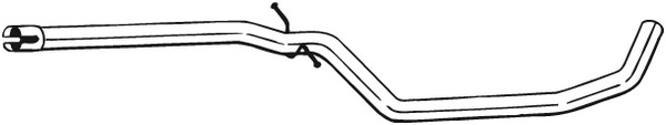 Avgasrör, Mitt Bosal 850-001 BOSAL