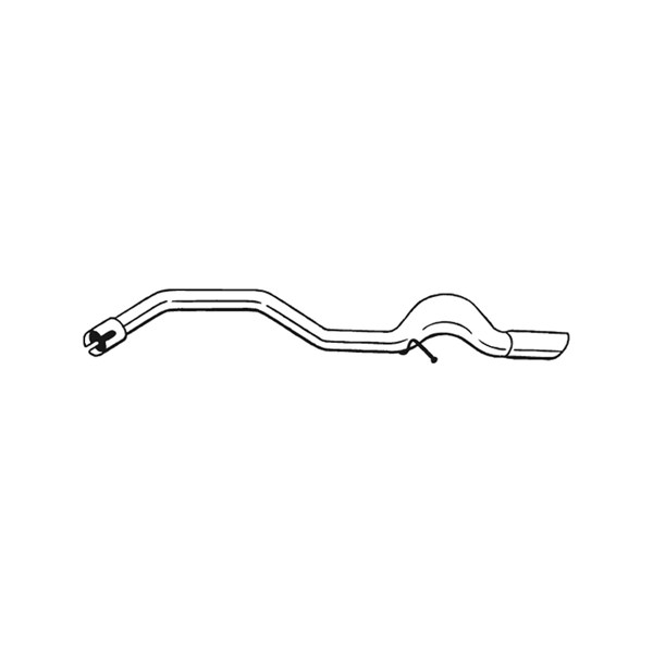 Avgasrör, Bak Bosal 850-019 BOSAL