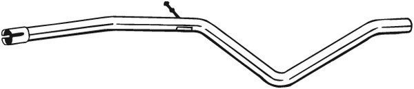 Avgasrör, Mitt Bosal 850-073 BOSAL