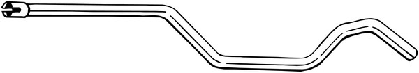 Avgasrör, Mitt Bosal 850-113 BOSAL