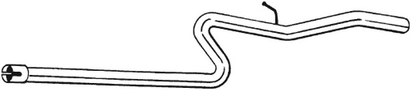 Avgasrör, Mitt Bosal 850-155 BOSAL