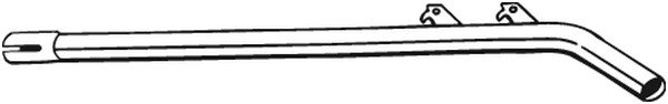 Avgasrör, Mitt Bosal 851-173 BOSAL