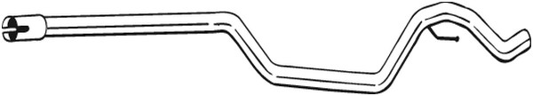 Avgasrör, Mitt Bosal 855-001 BOSAL