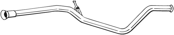 Avgasrör, Mitt Bosal 870-137 BOSAL