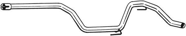 Avgasrör, Mitt Bosal 900-015 BOSAL