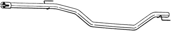 Avgasrör, Mitt Bosal 915-631 BOSAL