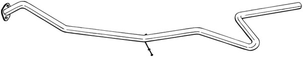 Avgasrör, Mitt Bosal 950-013 BOSAL
