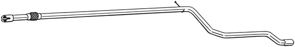 Avgasrör, Mitt Bosal 950-119 BOSAL Avgasrör, Mitt Bosal 950-119 BOSAL
