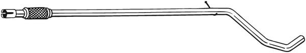 Avgasrör, Mitt Bosal 952-141 BOSAL