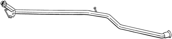 Avgasrör, Mitt Bosal 952-151 BOSAL