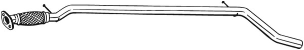 Avgasrör, Mitt Bosal 956-101 BOSAL