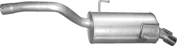 Bakre ljuddämpare Polmo 04.333 POLMO