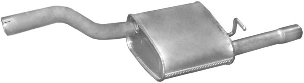 Bakre ljuddämpare Polmo 08.654 POLMO
