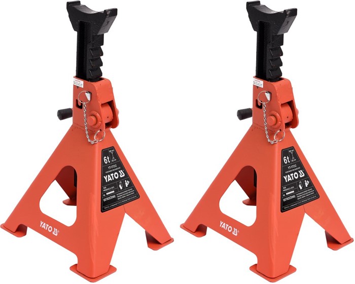 Pallbockar, 3 Ton (2-pack), Universal Yato