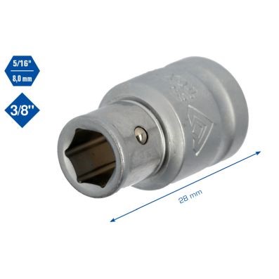 Reduceringsadapter, spärrskaft, Universal Ks tools BT021903 KS TOOLS