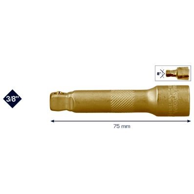 Förlängninsskaft, hylsnyckel, Universal Ks tools BT021911 KS TOOLS