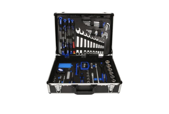 Hylsnyckelsats 143 pcs, 1/2", 1/4", Universal Ks tools BT024143 KS TOOLS