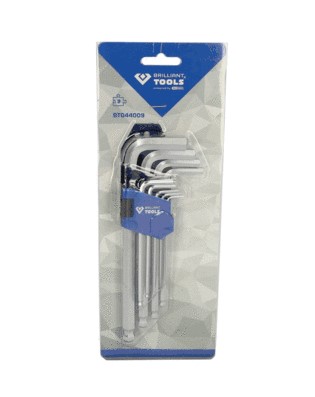 Vinkelskruvnyckelsats, Universal Ks tools BT044009 KS TOOLS