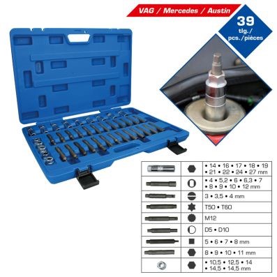 Verktygssats, stötdämparkolvstång, Universal Ks tools BT651050 KS TOOLS