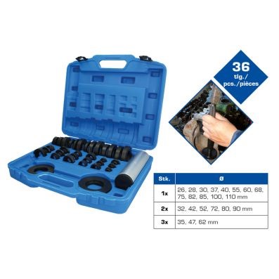 Monteringsverktygssats, hjulnav/hjullager Ks tools BT671750 KS TOOLS