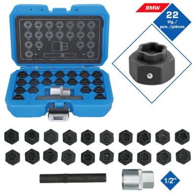 Upplåsningsverktygssats, fälglås, Universal Ks tools BT691050 KS TOOLS