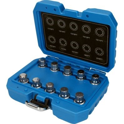 Upplåsningsverktygssats, fälglås, Universal Ks tools BT691170 KS TOOLS