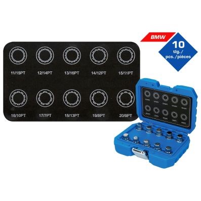 Upplåsningsverktygssats, fälglås, Universal Ks tools BT691170 KS TOOLS