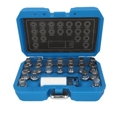Upplåsningsverktygssats, fälglås, Universal Ks tools BT691230 KS TOOLS